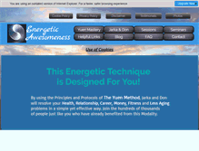 Tablet Screenshot of energeticawesomeness.com